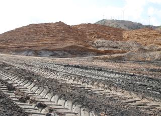 Residuos mineros Descargador