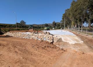   Imagen de las obras de la Zona 2 del Llano del Beal 