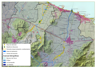Plan de localización de acciones en la quebrada de Ponce y Carrasquilla