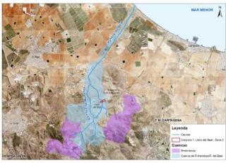 Plano de la zona 2 de las actuaciones en el LLano del Beal