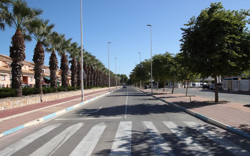 Representación virtual de la fase 1 canalización de escorrentías