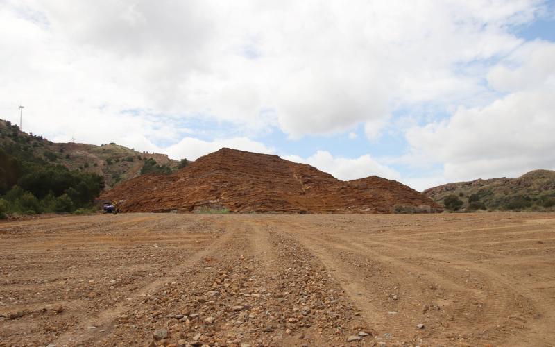 Imagen representativa de residuos mineros Descargador I