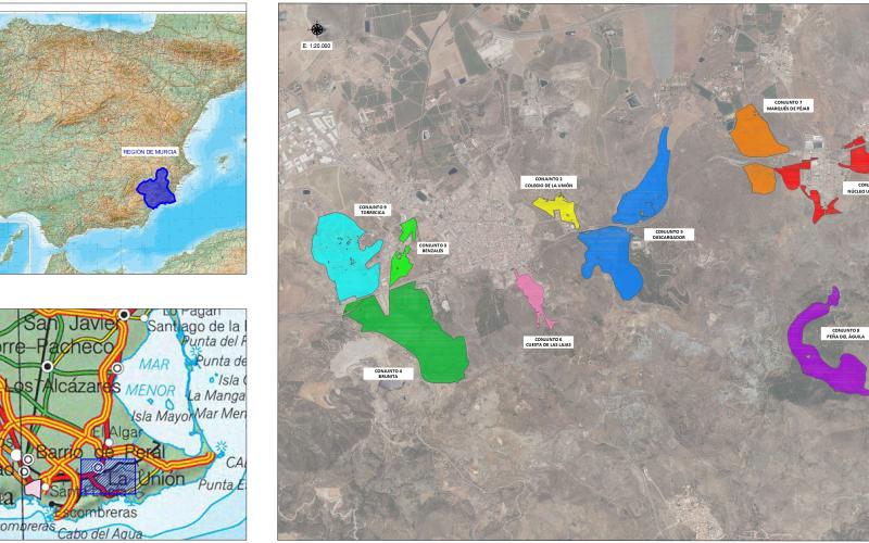 Mapa de ubicaciones de residuos mineros
