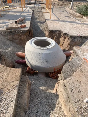 saneamiento en playa honda