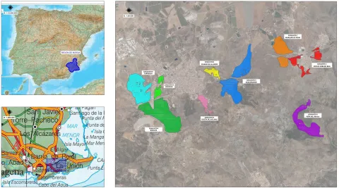 Mapa de ubicaciones de residuos mineros