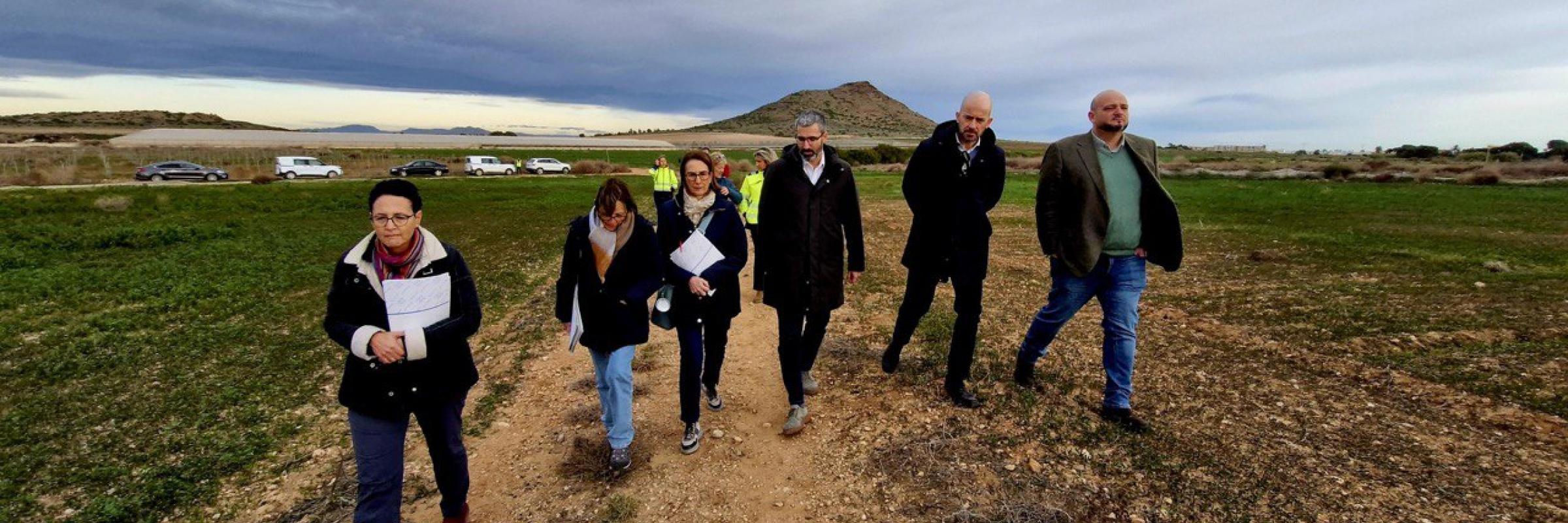 Foto de trabajo de campo del equipo